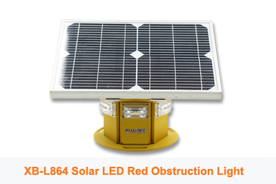 >XB-L864 Solar LED Red Obstruc